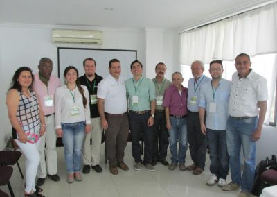 Fernando Garcia with group in Colombia